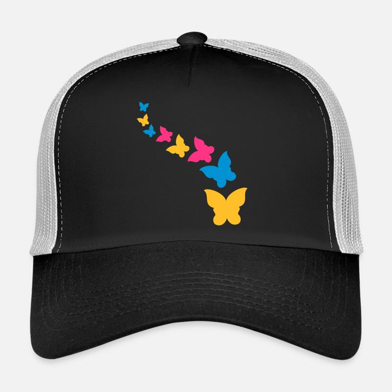 Beautiful colorful flying butterfly pattern Trucker Cap