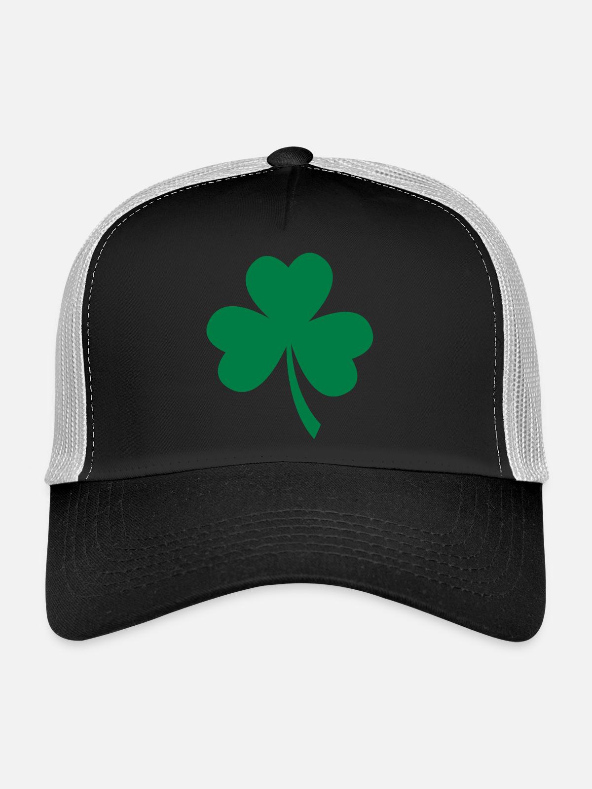 Ireland - St. Patrick's Day - Trucker Cap - black/stone grey - Front