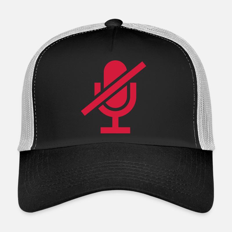 Mute Switch Microphone Trucker Cap