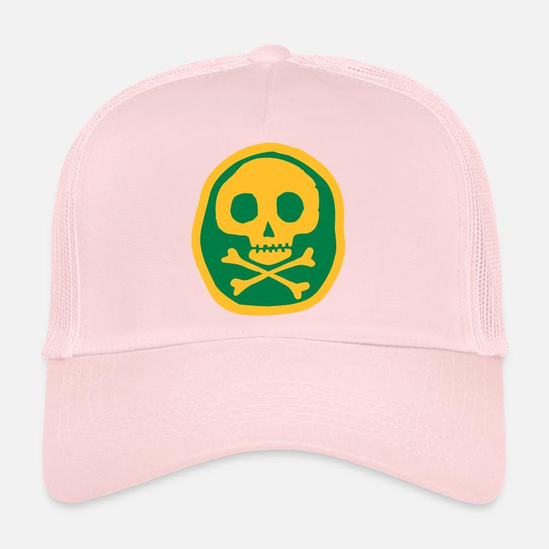 Crâne et os Casquette trucker 