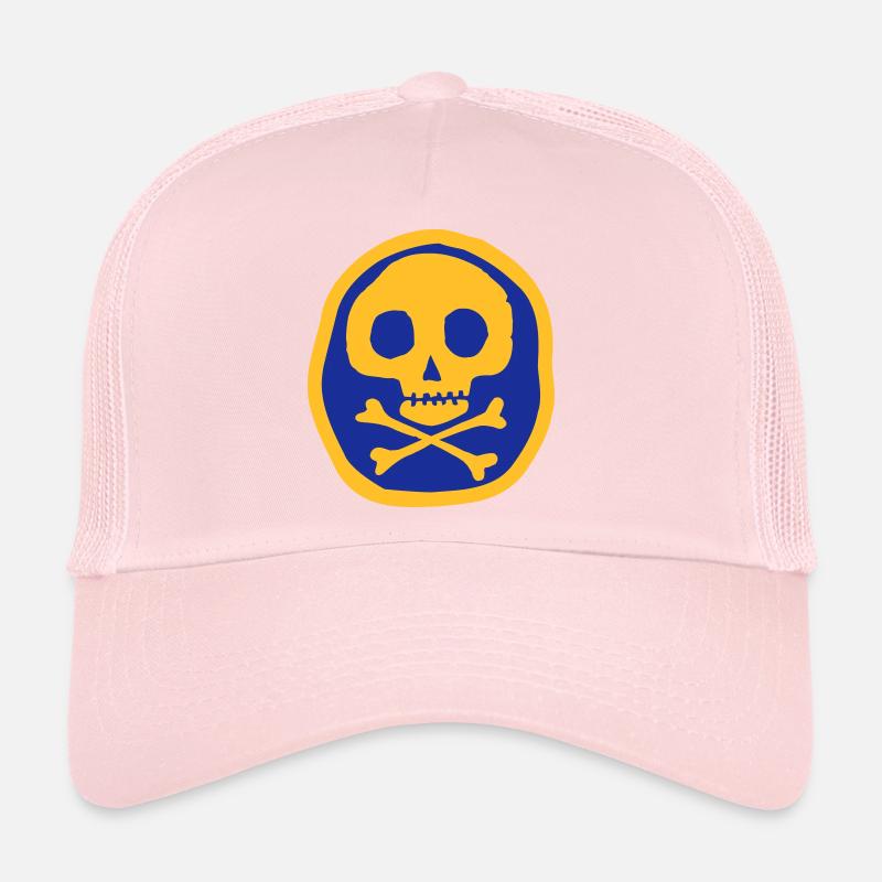 Skull and bones Trucker Cap