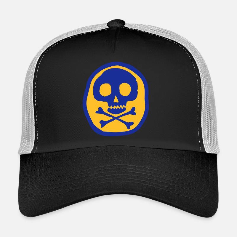 Crâne et os Casquette trucker 