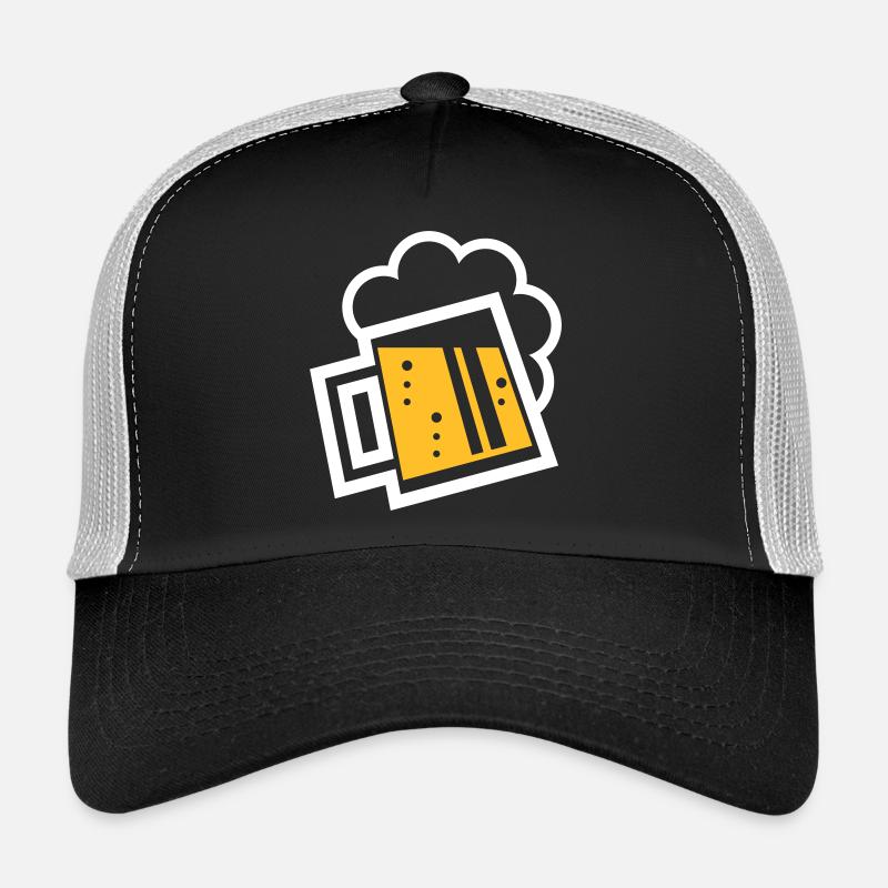 XBayrischer Bierkrug (bière / chope de bière) Casquette trucker 
