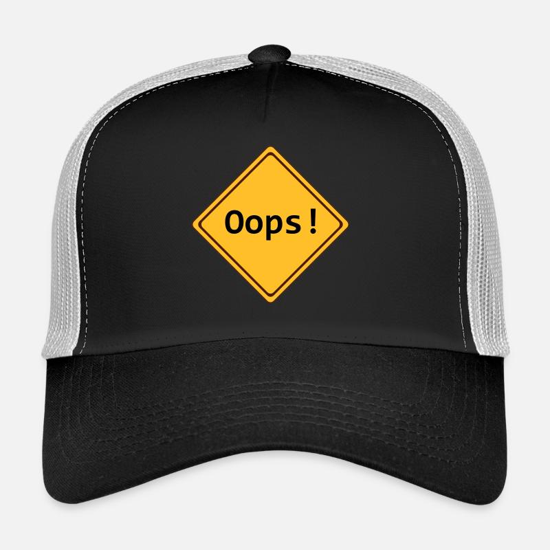 error, oops !, customizable Trucker Cap