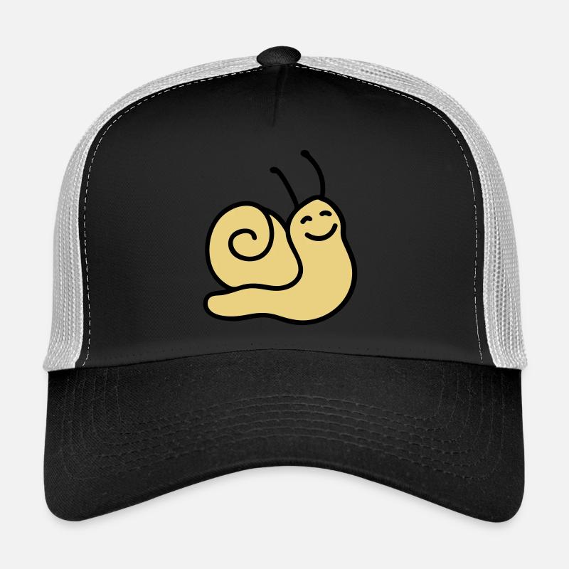 Cheerful Snail Trucker Cap