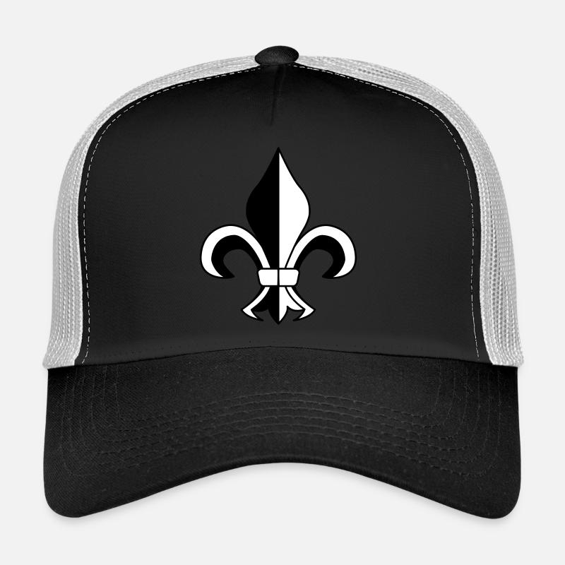 conception A.Gerlitz - Casquette trucker  - noir/gris pierre