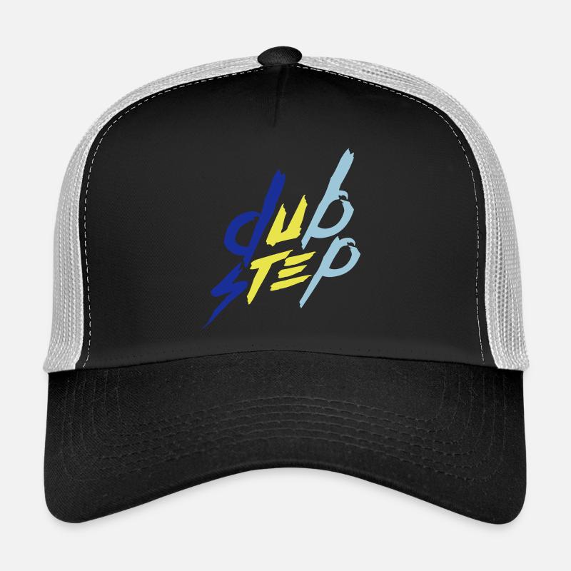 Dub Step Techno Musik Party Club Text Schriftzug Trucker Cap