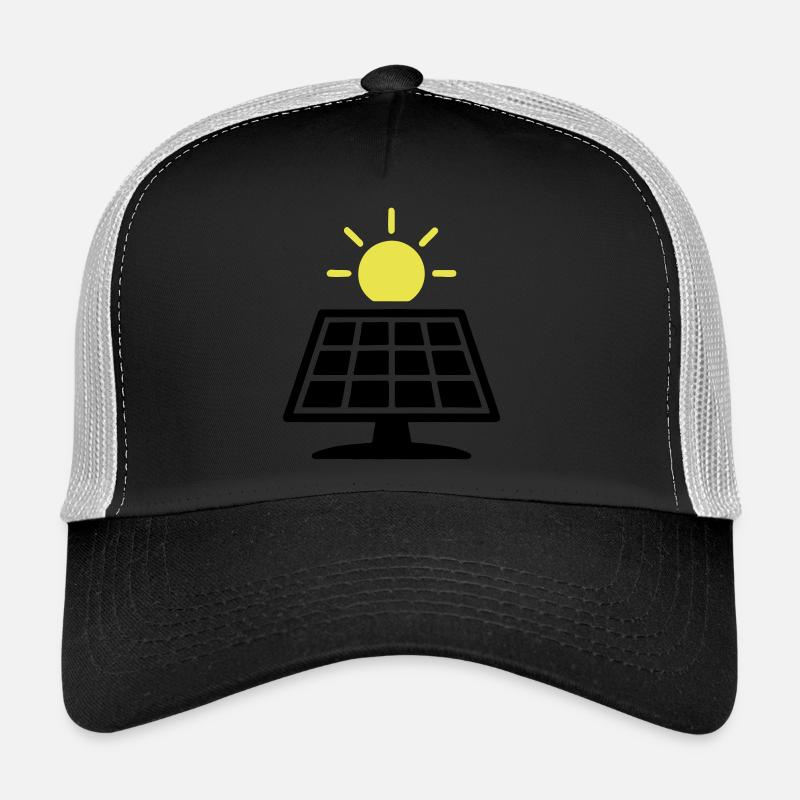 Panneaux solaires du système photovoltaïque Casquette trucker 