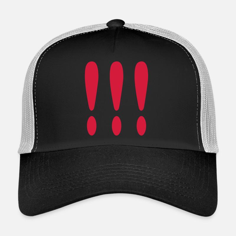!, Exclamation mark Trucker Cap