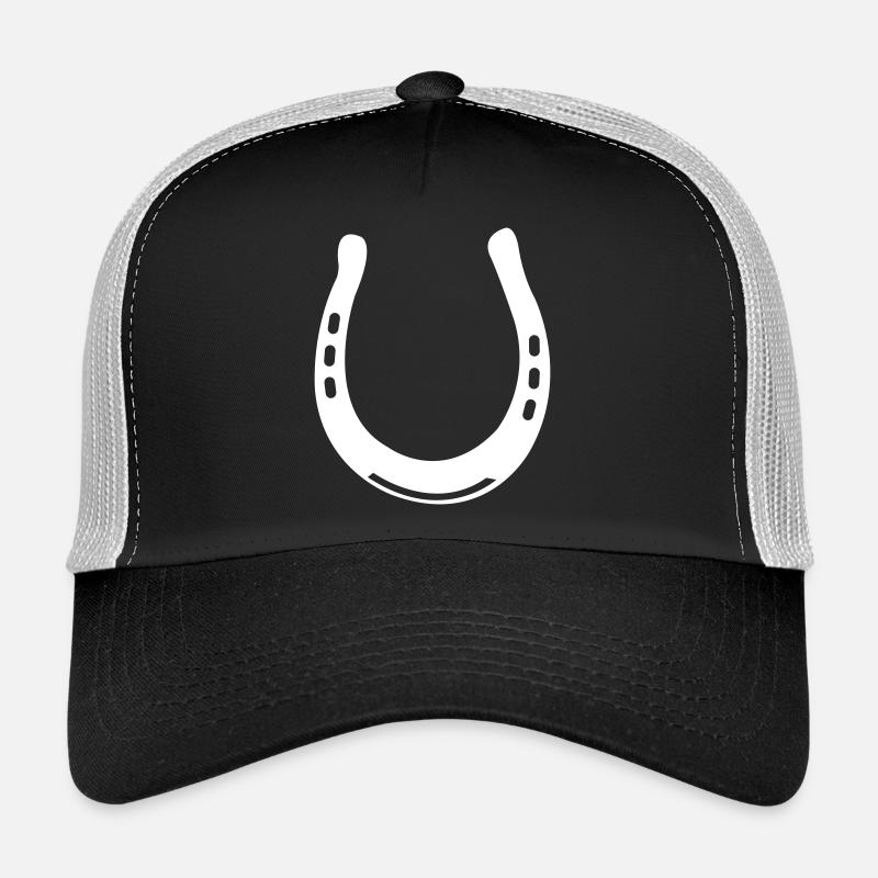 hufeisen - Trucker Cap - Schwarz/Steingrau