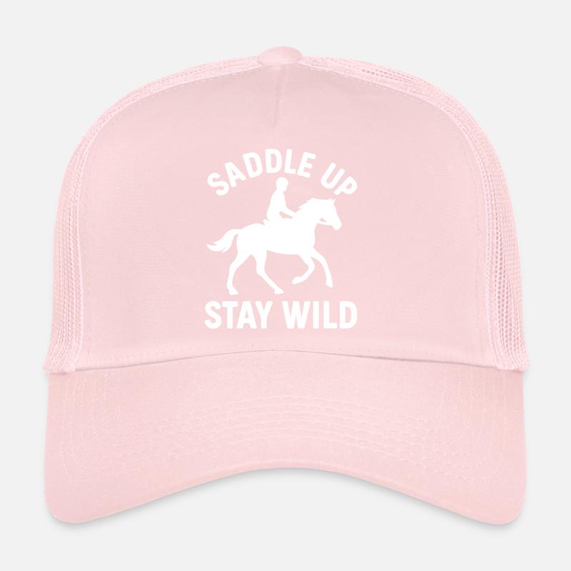 In the saddle For equestrian riders Trucker Cap