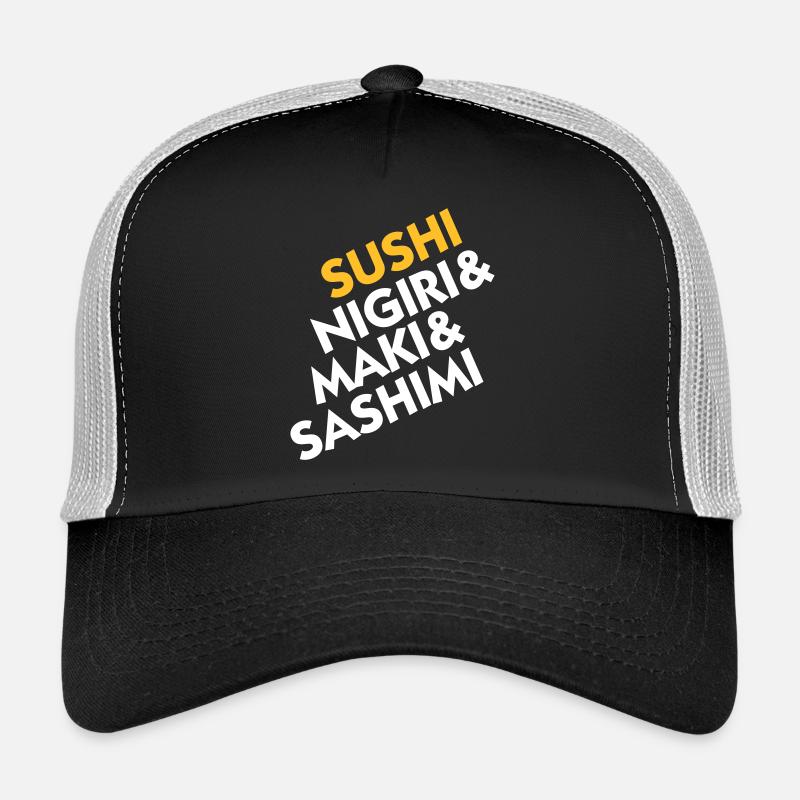 Sushi Nigiri Maki Sashimi Casquette trucker 