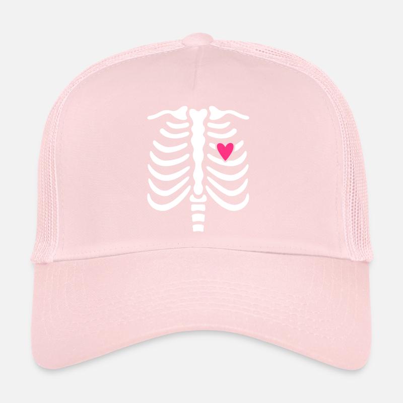 Skeletal, pregnancy Trucker Cap