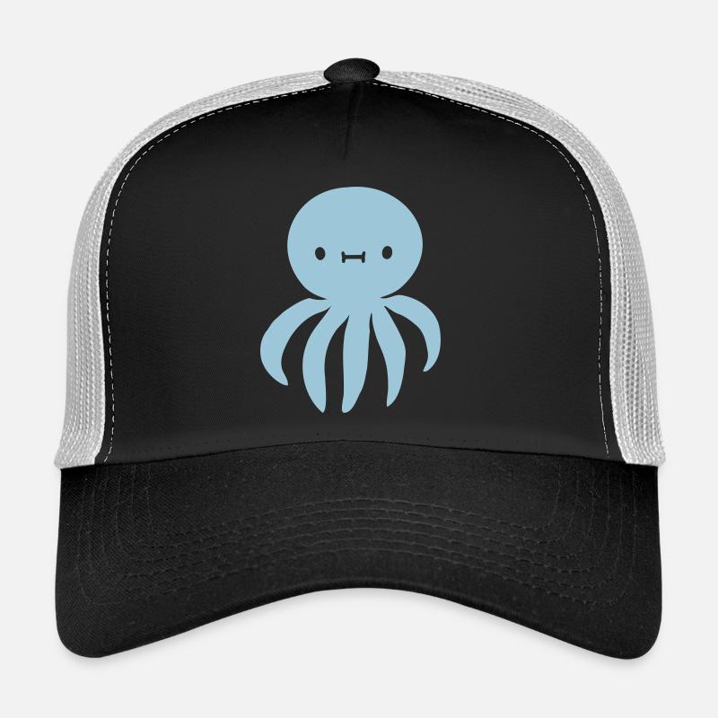 Octopus Octopus Octopus Squid Cute Giant Squid Funny Trucker Cap