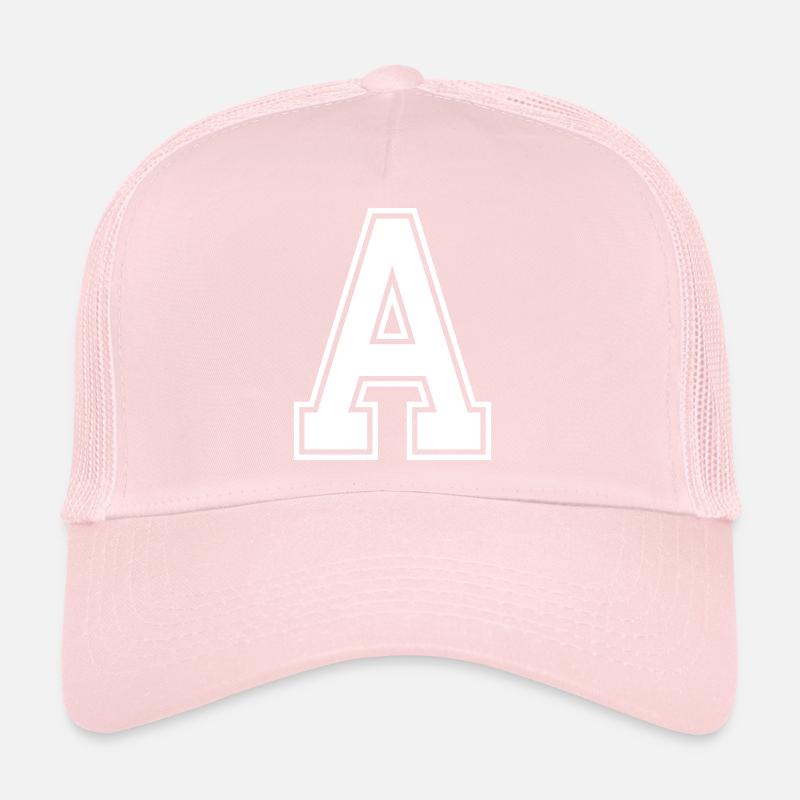 Lettre A Casquette trucker 