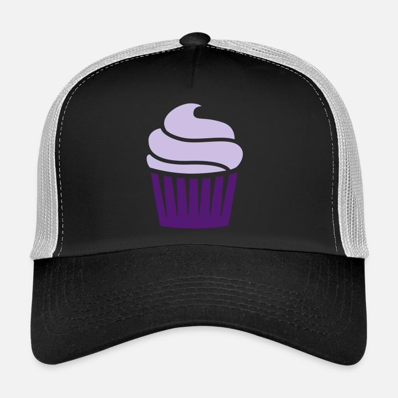 cupcake bicolore Casquette trucker 