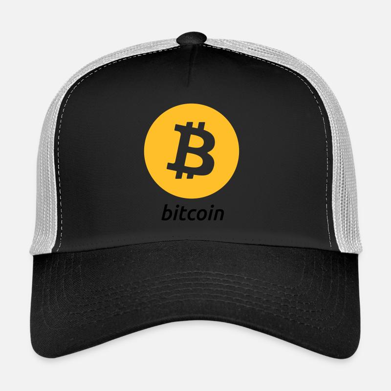 Bitcoin - Trucker Cap - Schwarz/Steingrau