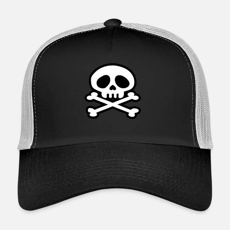 tete de mort pirate Casquette trucker 