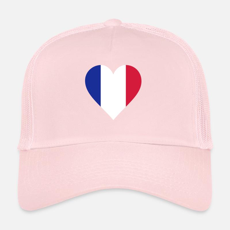 frankreich herz Trucker Cap