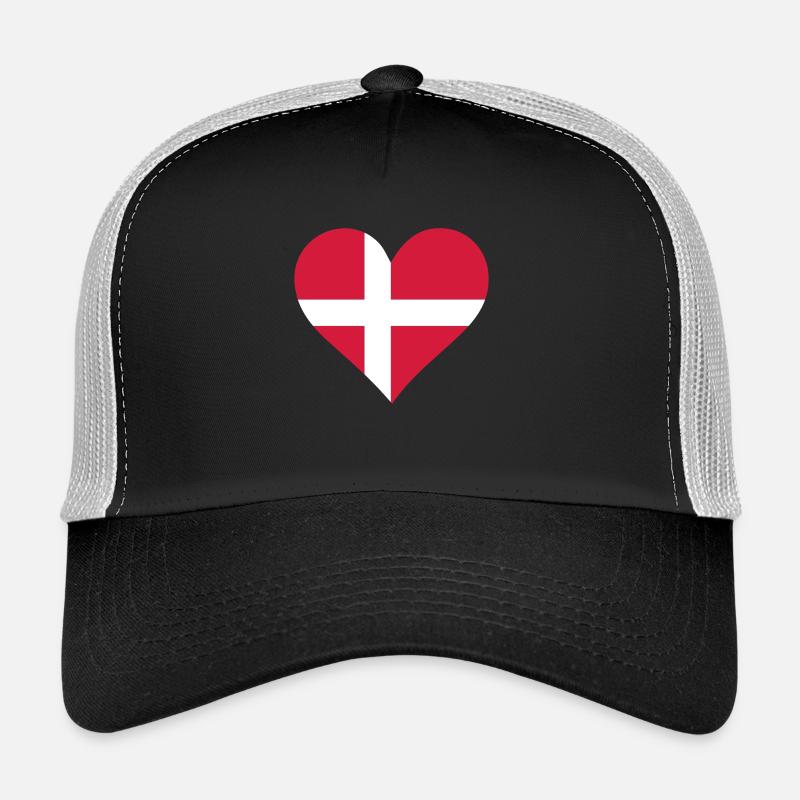 A heart for Denmark Trucker Cap
