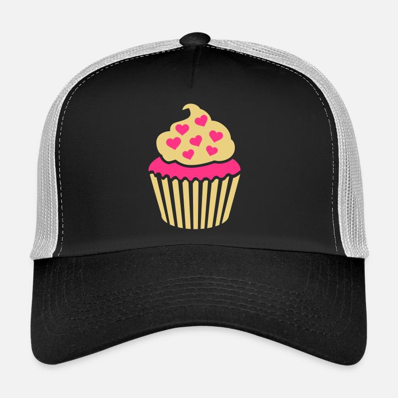 Cupcake - Trucker Cap - Schwarz/Steingrau
