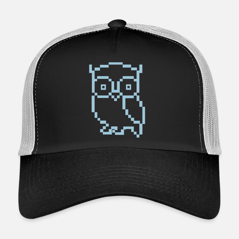 Owl Pixel Trucker Cap