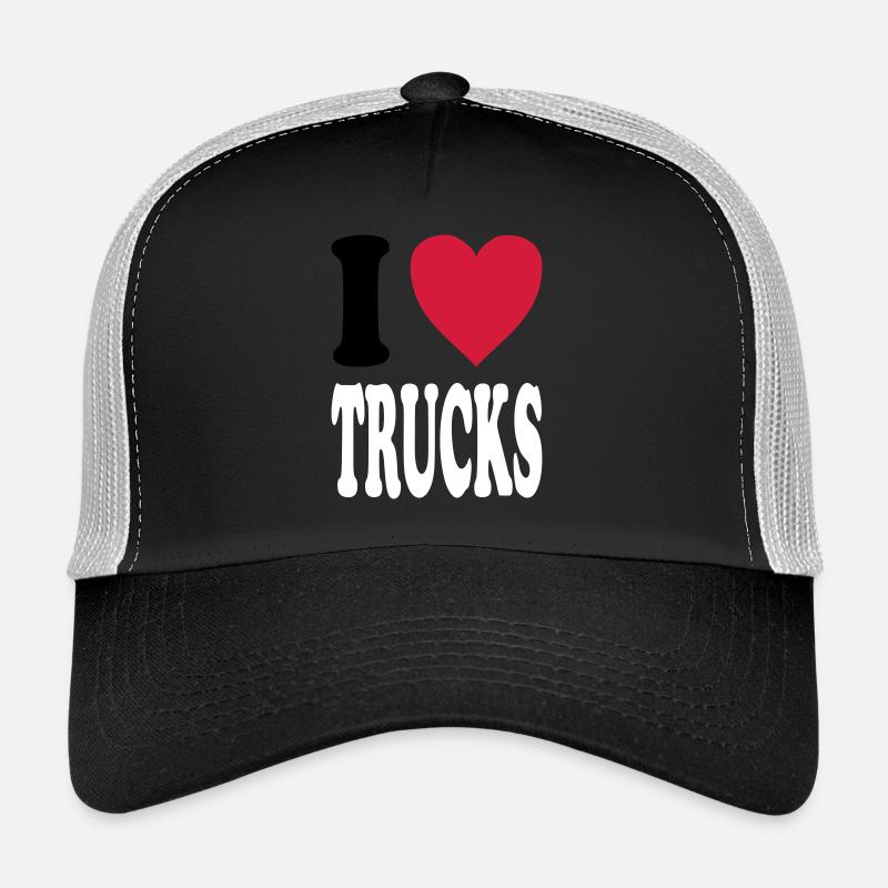 J'adore TRUCKS (couleurs au choix!) Casquette trucker 