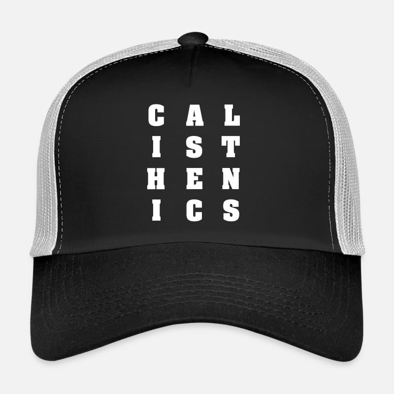 Calisthenics BIG Letters - Trucker Cap - black/stone grey
