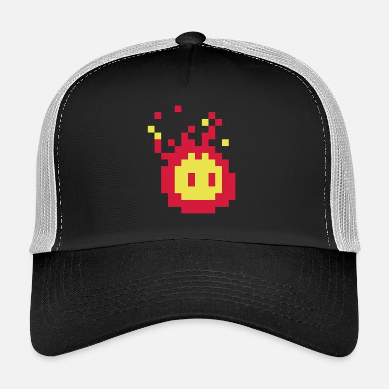 Fireball - Trucker Cap - Schwarz/Steingrau