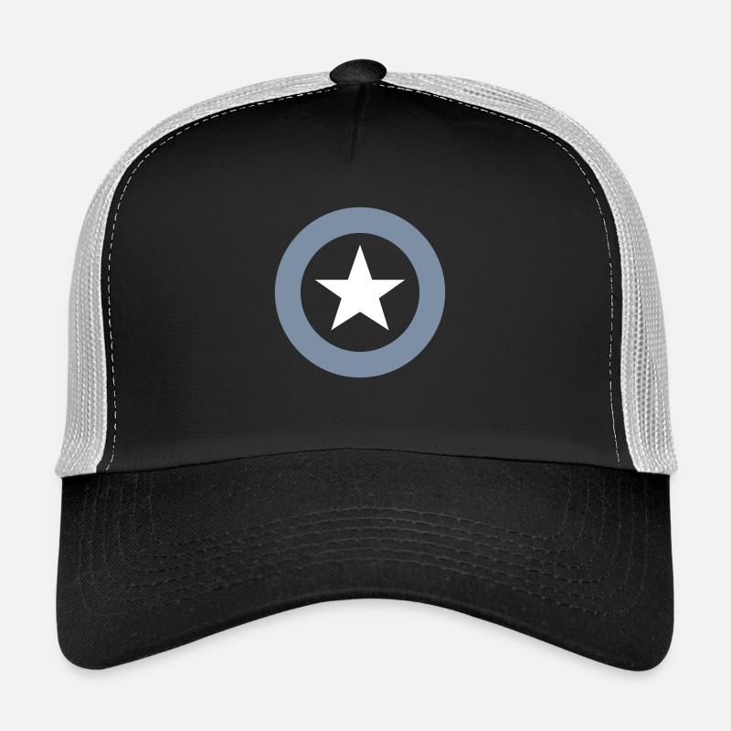 encerclé étoiles / circled star (2c) Casquette trucker 