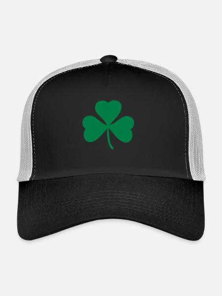 Shamrock - Trucker Cap - black/stone grey - Front