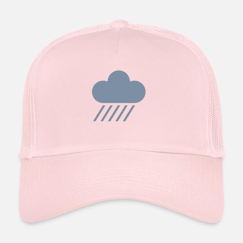 weather symbol - cloud & rain Trucker Cap