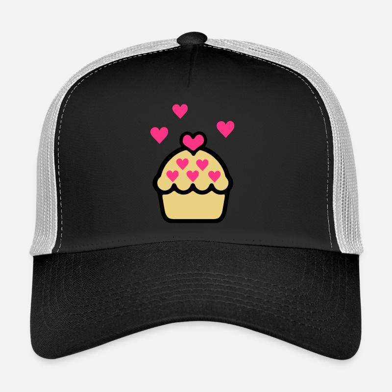 cupcake - Trucker Cap - Schwarz/Steingrau
