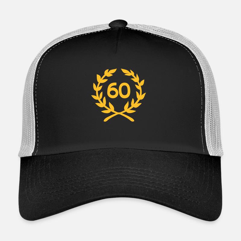 60 - Casquette trucker  - noir/gris pierre