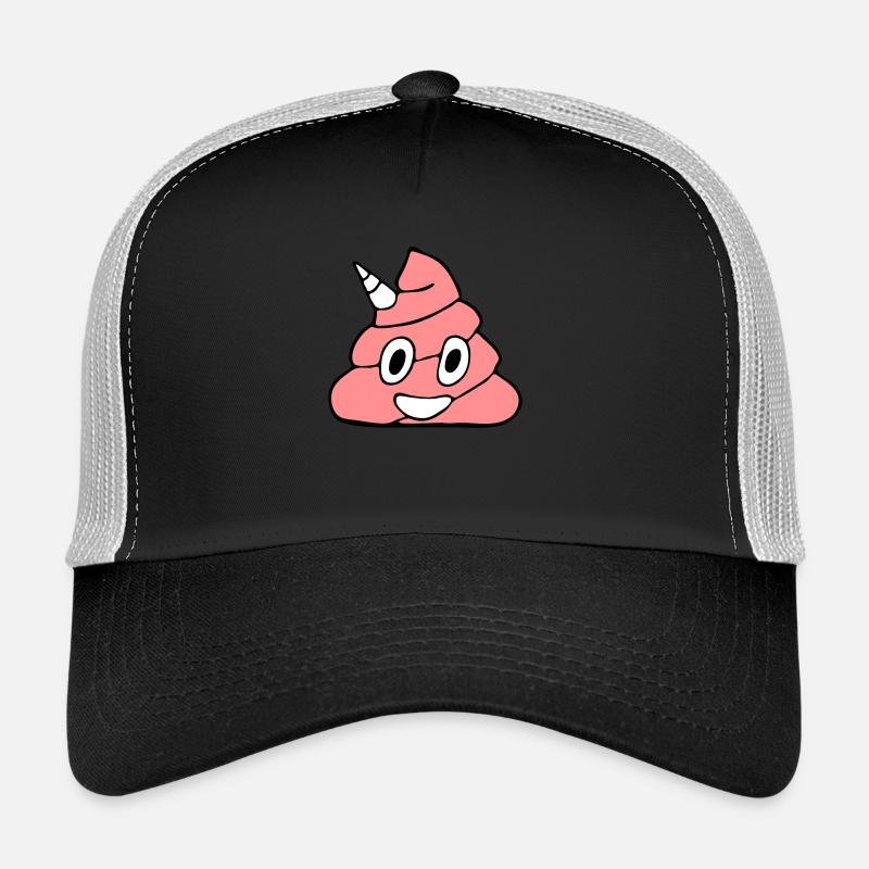 Pink Unicorn Garbage Pile Trucker Cap