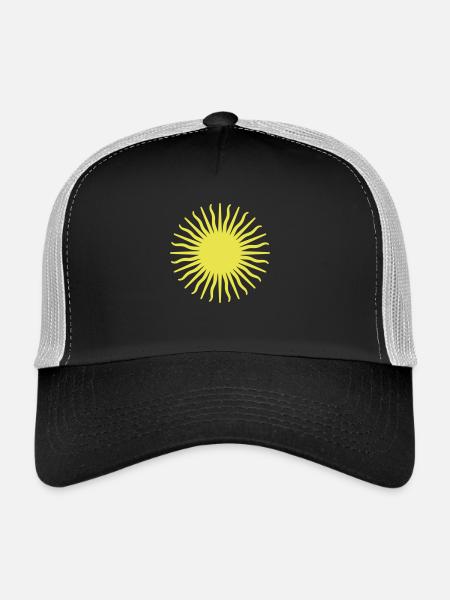 Sonne sun sol Inkas - Trucker Cap - Schwarz/Steingrau