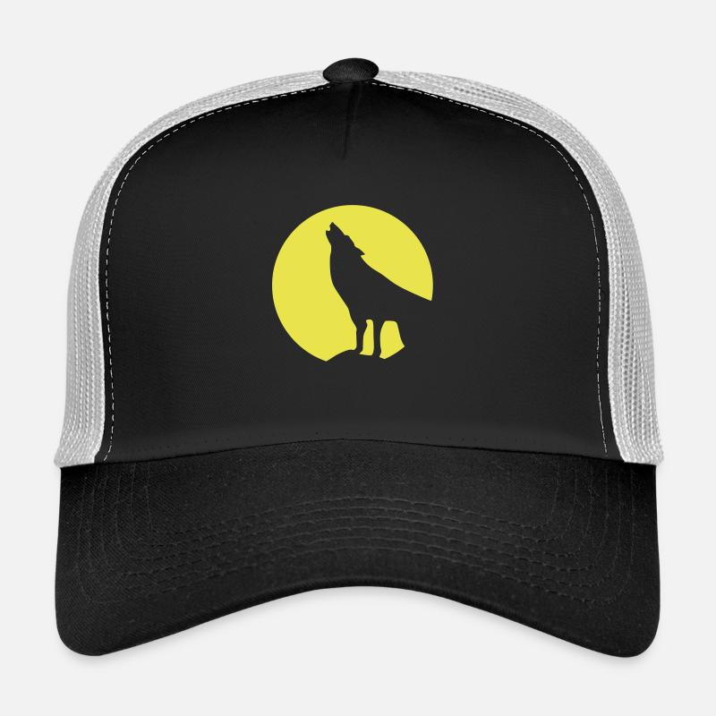 Wolve & Moonlight, Wolf, Wolves Trucker Cap