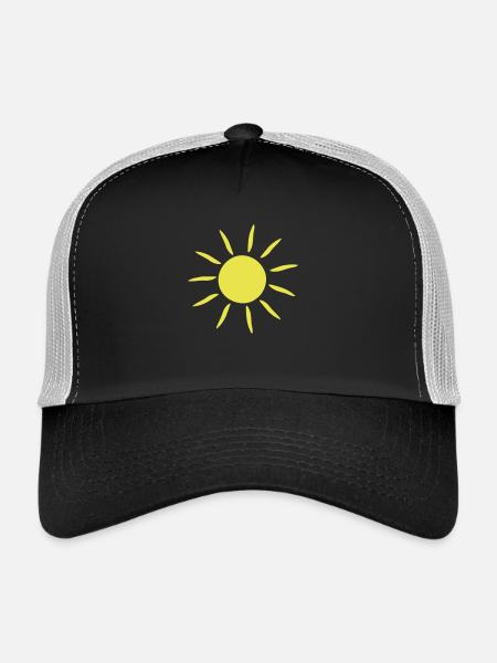 Natur - Sonne - Trucker Cap - Schwarz/Steingrau
