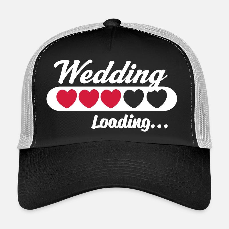 Wedding Loading_v2_heartb Trucker Cap