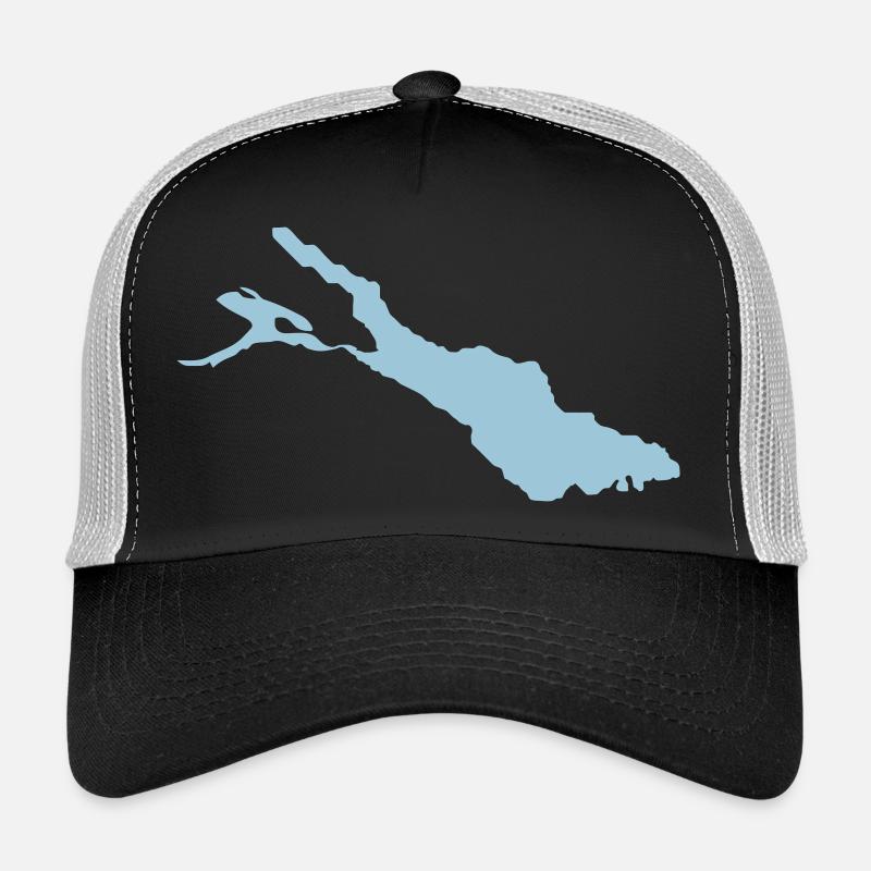 (bodensee) - Trucker Cap - Schwarz/Steingrau