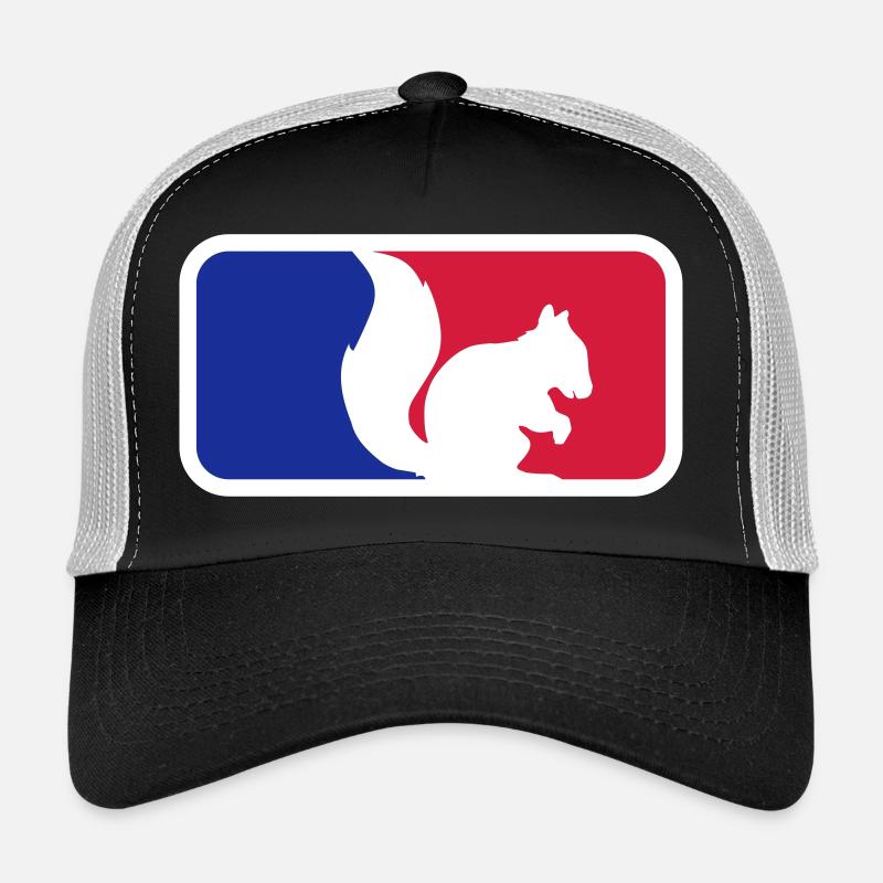 sport rot blau logo schwarz eichhoernchen nagetier Trucker Cap