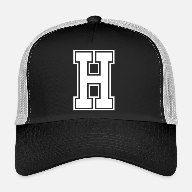 H - Trucker Cap - black/stone grey