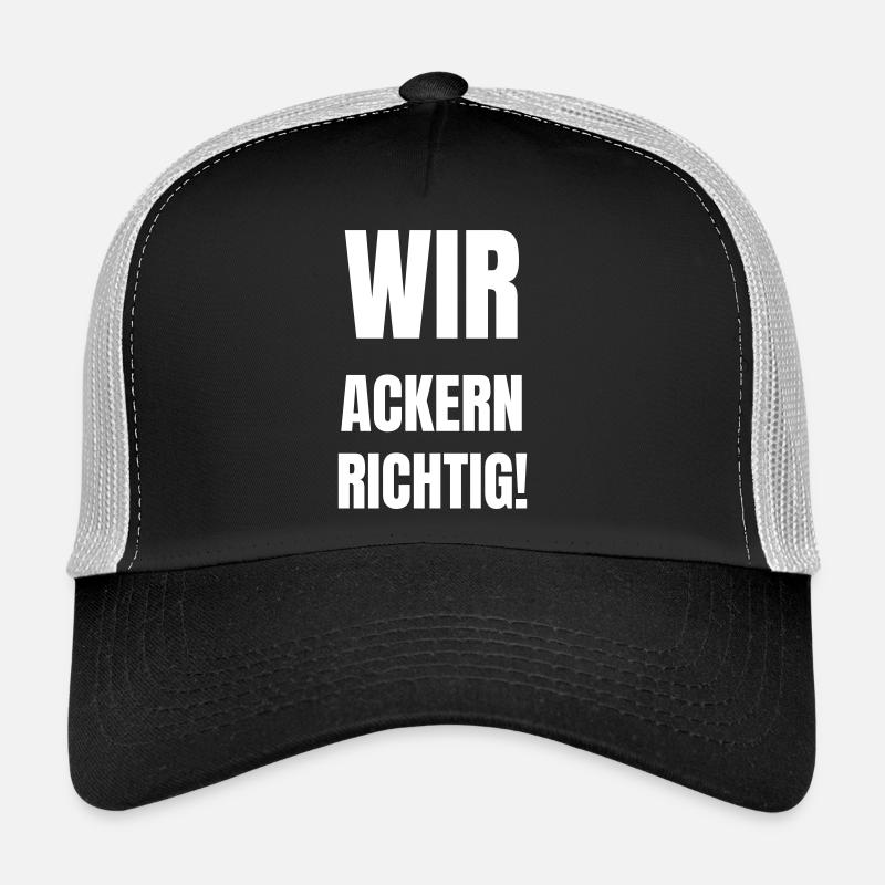 On laboure vraiment ! Casquette trucker 