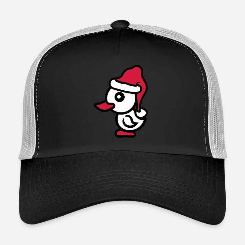 weihnachten nikolaus weihnachtsmann winter geschen - Trucker Cap - Schwarz/Steingrau