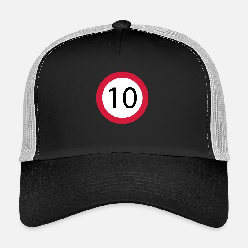 10 - Trucker Cap - black/stone grey