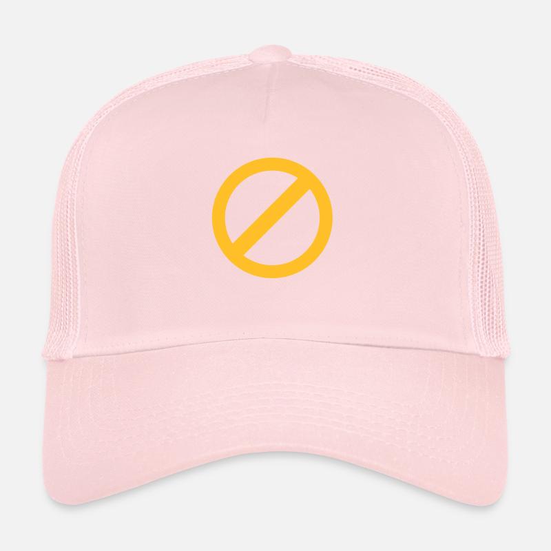 gestrichen keine NO-Symbol Trucker Cap