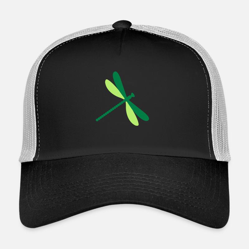 Dragonfly - Trucker Cap - black/stone grey