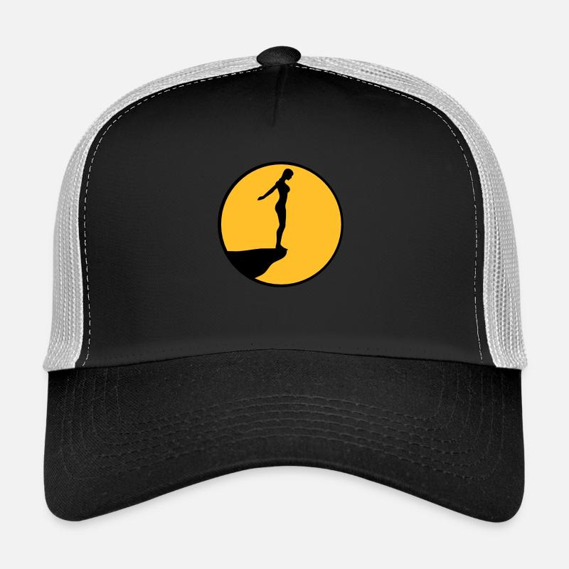 Sauter de la falaise Casquette trucker 