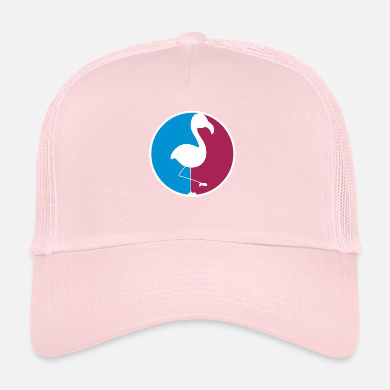 Flamingo logo circle Trucker Cap