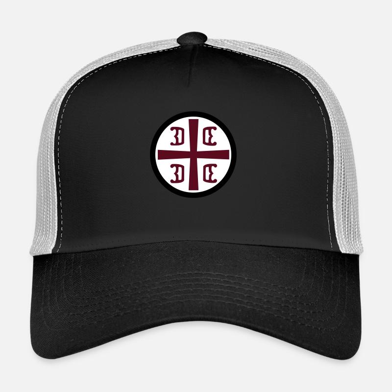 Serbian Cross Trucker Cap